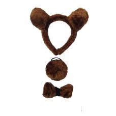 / Костюм мишка (ушки,хвост,бант) коричневый цвет