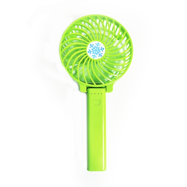 Вентилятор портативний Handy Mini Fan діаметр 10 см зелений
