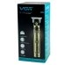 Бездротова машинка для стрижки волосся VGR V-968 USB 3 насадки золотистий