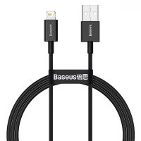 Кабель USB/Apple Lightning 1 м Baseus Superior 2.4 А чорний