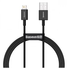 Кабель USB/Apple Lightning 1 м Baseus Superior 2.4 А чорний