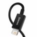Кабель USB/Apple Lightning 1 м Baseus Superior 2.4 А чорний