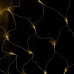 Світлодіодна гірлянда-сітка прозорий дріт 120 LED SOFI ліхтарики 1.5 х 1.25 м 8 режимів жовтий