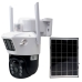 Камера відеоспостереження IP PTZ V-36-4G Wi-Fi вулична поворотна з мікрофоном та сонячною панеллю білий з чорним
