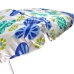 Пляжна садова парасолька 2.5 м Best-13 Метелики Anti-UV з нахилом білий з блакитним