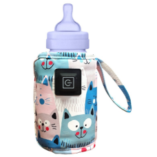 / Портативный подогреватель для детских бутылочек Котик с USB выходом new