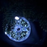 Гірлянда Роса нитка 2000 LED довжина 200 м з пультом від мережі зелена, білий new