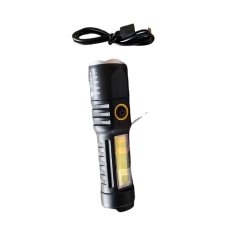 / Ліхтар-ручний акумуляторний HS-82202 з кліпсою чорний