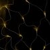 Світлодіодна гірлянда-сітка прозорий дріт 120 LED SOFI ліхтарики 1.5 х 1.25 м 8 режимів жовтий