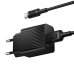 Зарядний пристрій з кабелем USB/Type-C 1 м BOROFONE BAS72A Source 18 W 3 А чорний