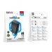 Зарядний пристрій з кабелем USB/Type-C 1 м BOROFONE BAS72A Source 18 W 3 А чорний