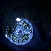 Гірлянда Роса нитка 2000 LED довжина 200 м з пультом від мережі зелена, білий new