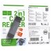 Кардридер зовнішній MicroSD+SD HOCO HB45 Spirit USB/Type-C сірий