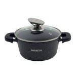 Каструля гранітне покриття Empire EM-7319 Блек з кришкою 1 л чорний