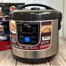 / Мультиварка Zepline ZP-060 1800 Вт, 6 л, 12 программ, чорний метал