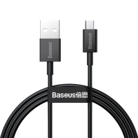 Кабель USB/micro-USB 2 м Baseus Superior 2 А чорний