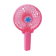 Вентилятор портативний Handy Mini Fan діаметр 10 см рожевий