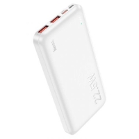 Універсальна мобільна батарея 10000 mAh Hoco J101 Astute 22.5 W повербанк білий