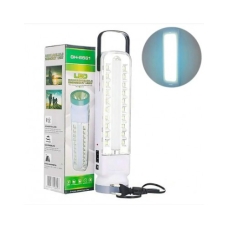 Ліхтар-лампа кемпінговий акумуляторний GH-666 портативний з сонячною панеллю білий