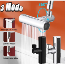 Змішувач для кухні з водоспадом,поворотний барботер SHOWER HEAD new