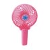 Вентилятор портативний Handy Mini Fan діаметр 10 см рожевий