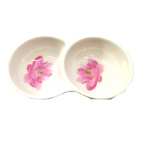 / Меламінова соусниця подвійна 630 13*3см