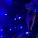 Світлодіодна гірлянда-нитка чорний дріт 400 LED SOFI свічка матова 30 м 8 режимів синій