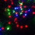 Світлодіодна гірлянда-бахрома чорний дріт 96 LED SOFI кулька велика матова 2 х 2 м мульти