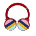 Навушники дитячі бездротові накладні POP IT Rainbow Headset 950BT FM MP3 Bluetooth червоний