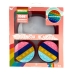 Навушники дитячі бездротові накладні POP IT Rainbow Headset 950BT FM MP3 Bluetooth червоний