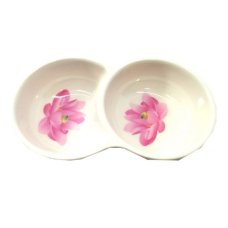 / Меламінова соусниця подвійна 630 13*3см