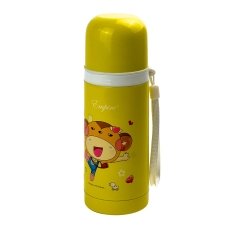 Термос нержавіюча сталь 0.4 л Empire EM1515-1 з ремінцем дитячий жовтий