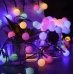 / Світлодіодна гірлянда-бахрома чорний дріт 96 LED SOFI кулька матова 3 м 8 режимів мульти