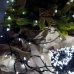 Світлодіодна гірлянда-нитка чорний дріт 400 LED SOFI свічка матова 28.5 м 8 режимів білий