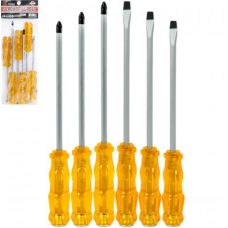 Набір викруток 6 шт з ергономічними ручками JC-16 1307 new