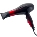 Фен з іонізацією Gemei GM-1719 1800 Вт чорний з червоним