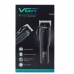 Бездротова машинка для стрижки волосся VGR V-683 USB з дисплеєм 4 насадки чорний Бездротова машинка для стрижки волосся VGR V-683 USB з дисплеєм 4 насадки чорний
