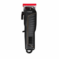 Бездротова машинка для стрижки волосся VGR V-683 USB з дисплеєм 4 насадки чорний