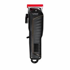 Бездротова машинка для стрижки волосся VGR V-683 USB з дисплеєм 4 насадки чорний