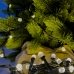 Світлодіодна гірлянда-нитка чорний дріт 200 LED Euro Led рубін 12.5 м 8 режимів жовтий