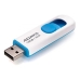 Флеш пам'ять USB 16 GB ADATA C008 USB 2.0 білий з блакитним