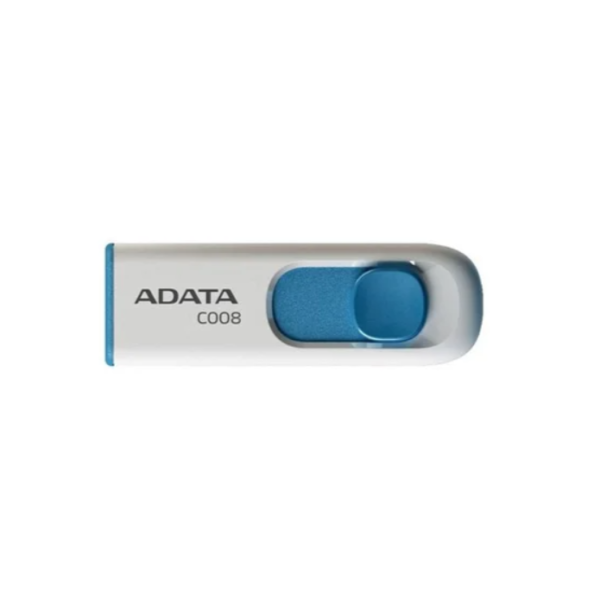 Флеш-накопичувач ADATA USB 2.0 C008 16Gb White/Blue new