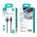 Кабель USB/Type-C 1 м Usams SJ708 Fast Charging 3 A чорний