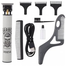 Тример для стрижки волосся та бороди ROZIA PRO HQ-286 USB 1000 mAh білий